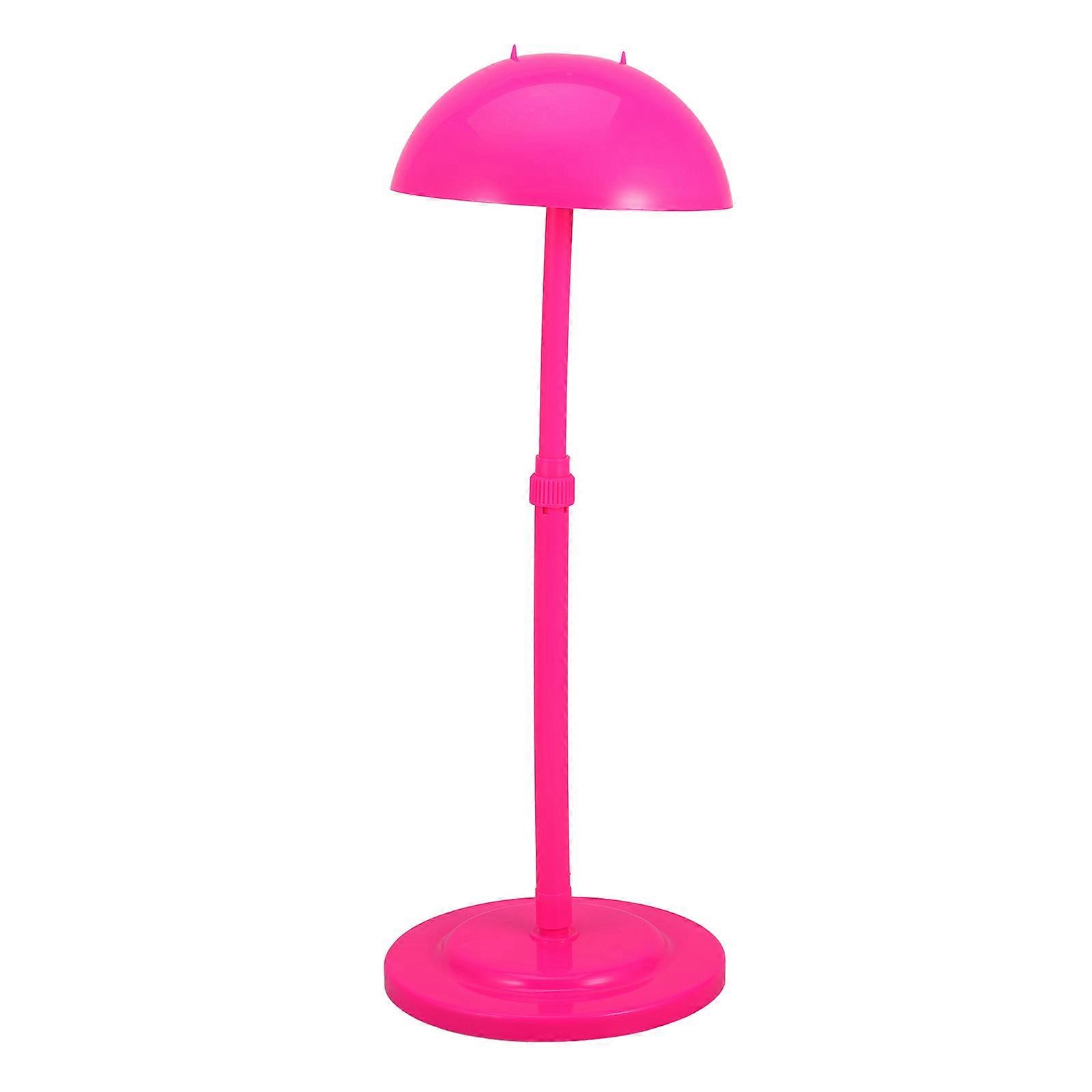 Wig Holder for Multiple Wigs Space-Saving Rosy PP Material