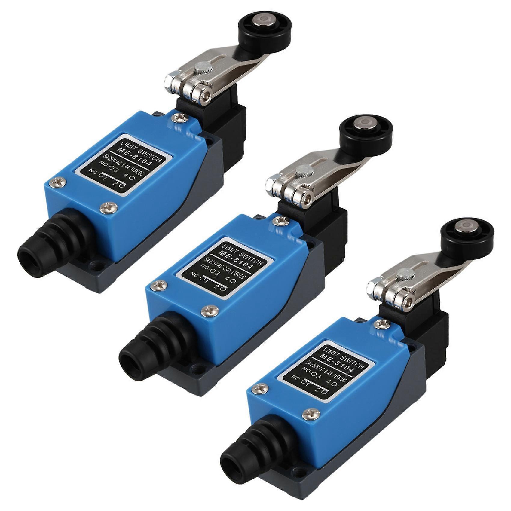 3X ME-8104 Rotary Plastic Roller Arm Limit Switch for CNC Mill Plasma