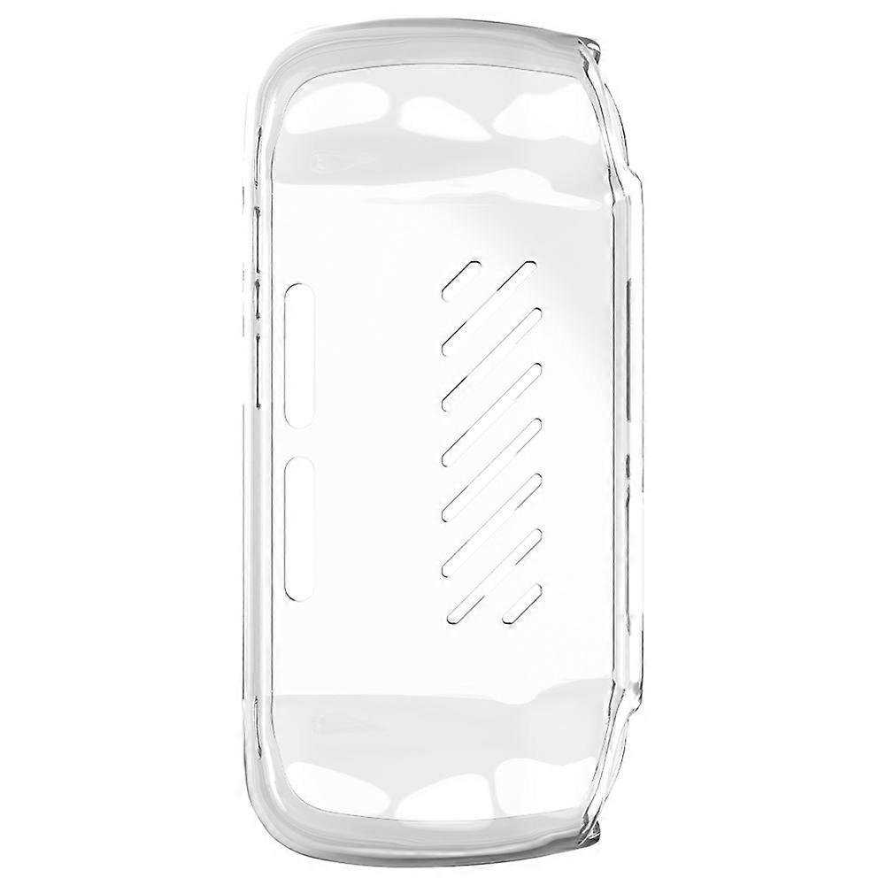 For ANBERNIC RG 406H Handheld Game Console Protective Case Transparent TPU Soft Shell Anti Drop and Wear-Resistant White