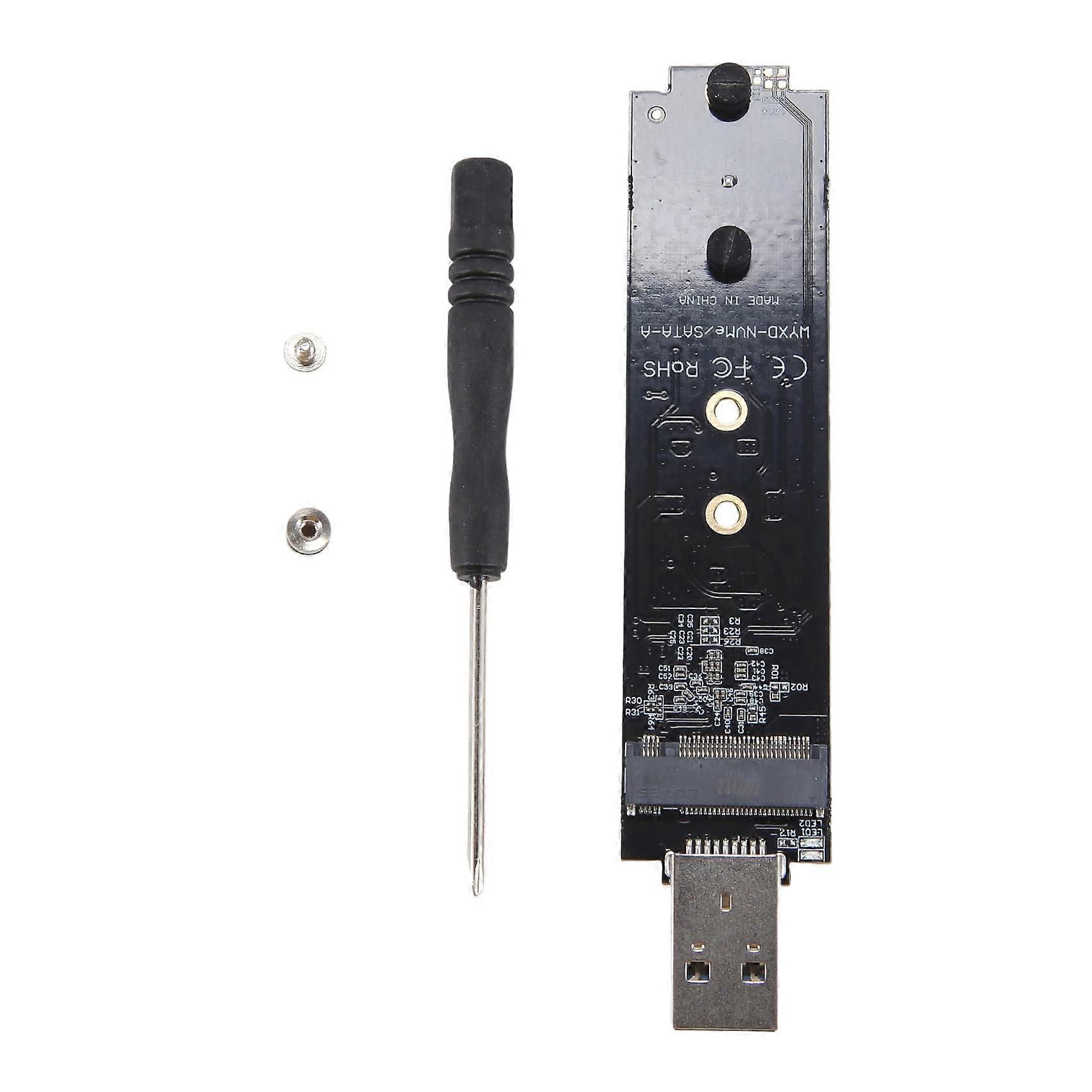 Adapter Board Module NVMe PCIE to USB 3.1 Type A M.2 Inline Adapter Board Multi-Function Convenient Module