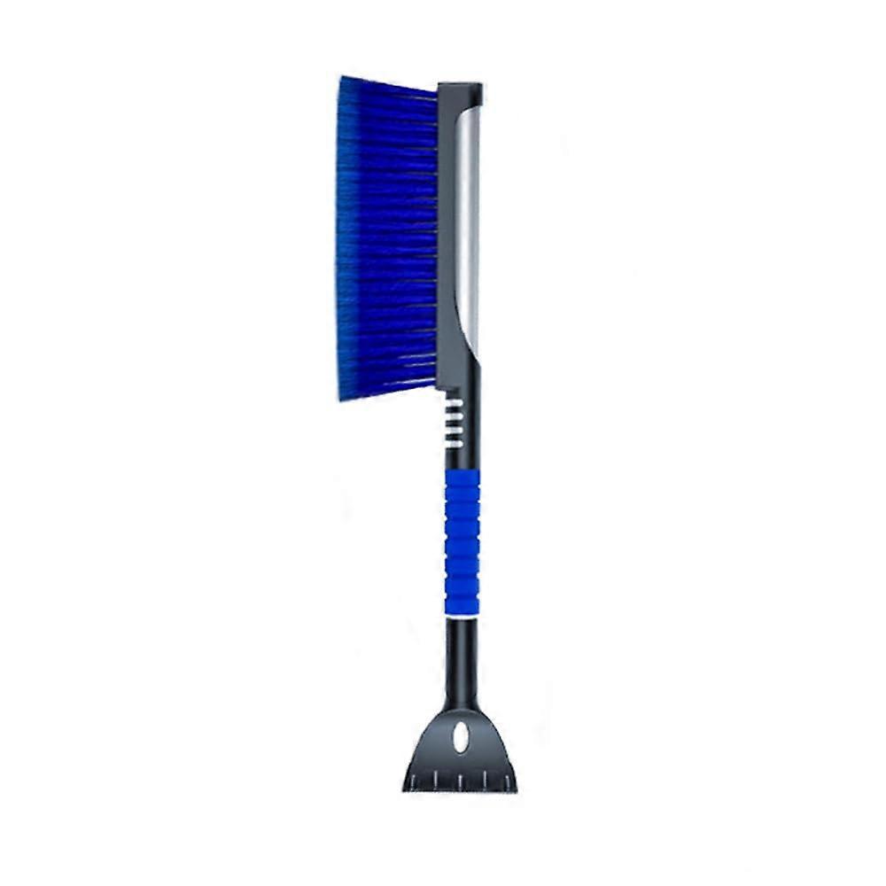 Car Snow Brush with Extendable Handle and Ice Scraper, NonSlip Grip, Blue for Fiat 500e