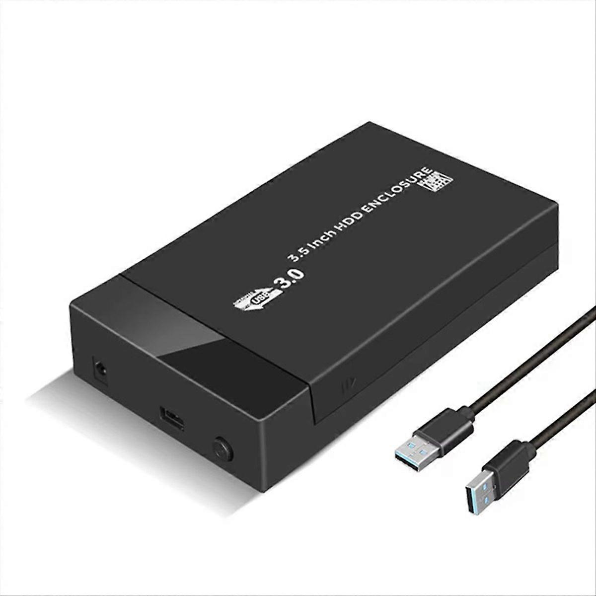 3.5 2.5 Inch Universal HDD Case to USB 3.0 Adapter 5Gbps External Hard Disk Enclosure Storage Drive Case EU Plug