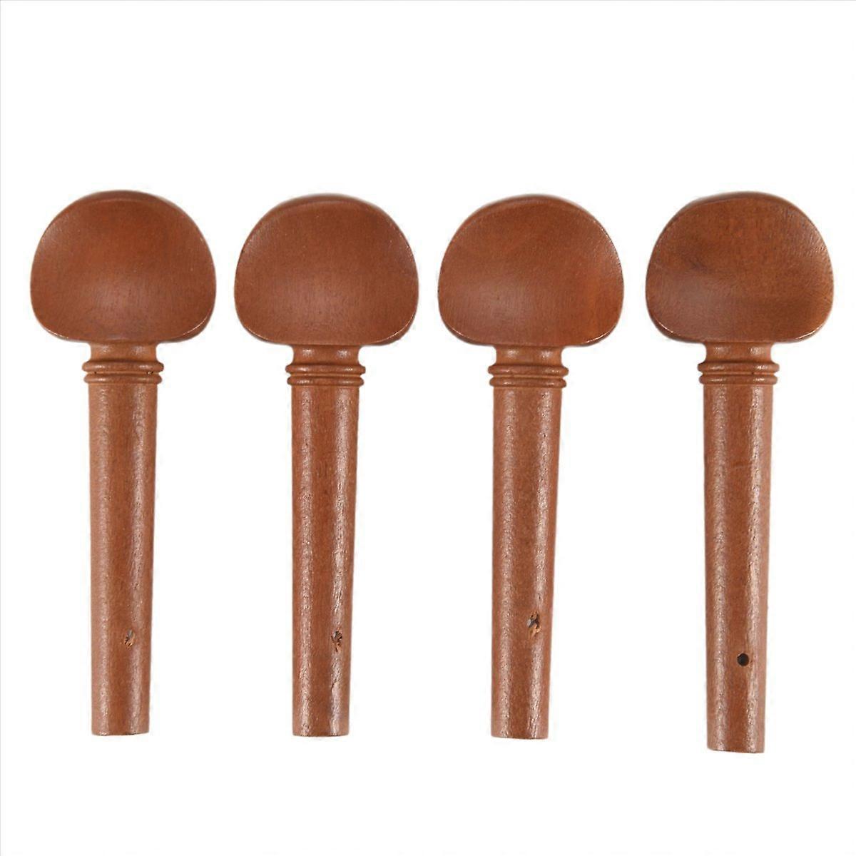4Pcs 4/4 Size Violin Fiddle Tuning Peg Set Jujube Wooden Replacement