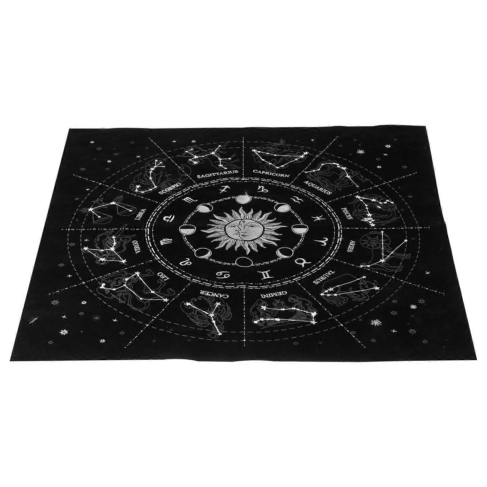 1pc Astrology Tarot Divination Cloth Tablecloth Constellations Tablecloth