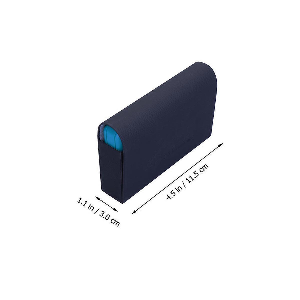 Pill Organizer Weekly Daily Outdoor Medicine Storage Solution 1Pack Black PP