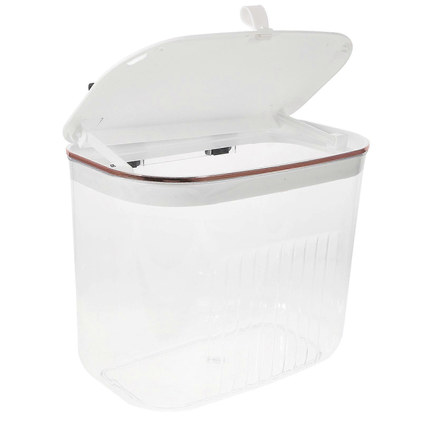 Kitchen Garbage Can Hanging Trash Bin with Lid 2Pcs for Home Use
