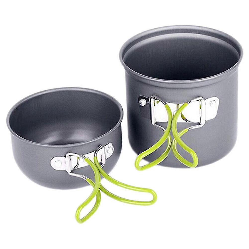 Foldable Pot Durable Cooking Pan for Outdoor Use 3Sets