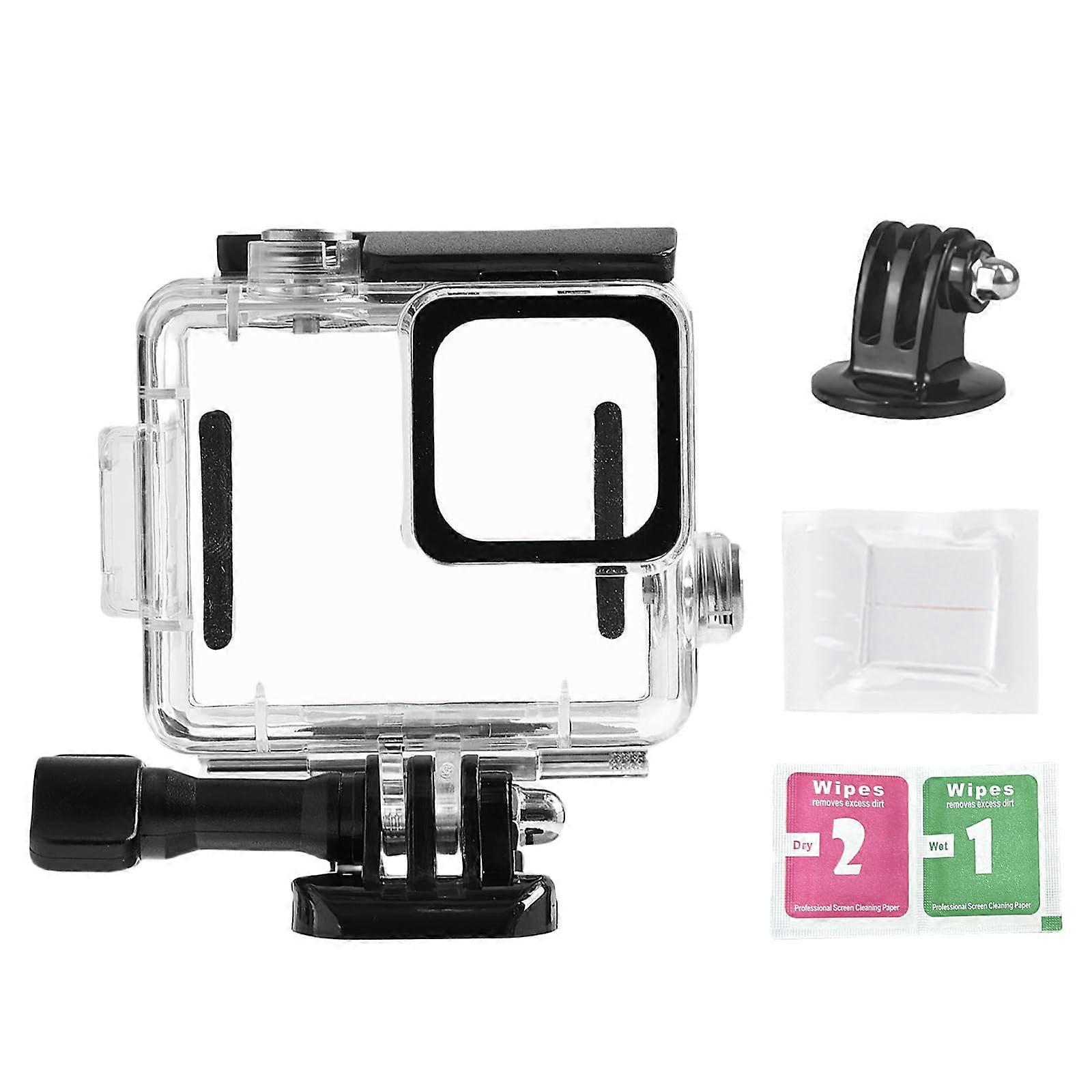 Waterproof Case 164ft Diving Protective Housing with Clear Lens and Shockproof Shell for GoPro Hero 4K