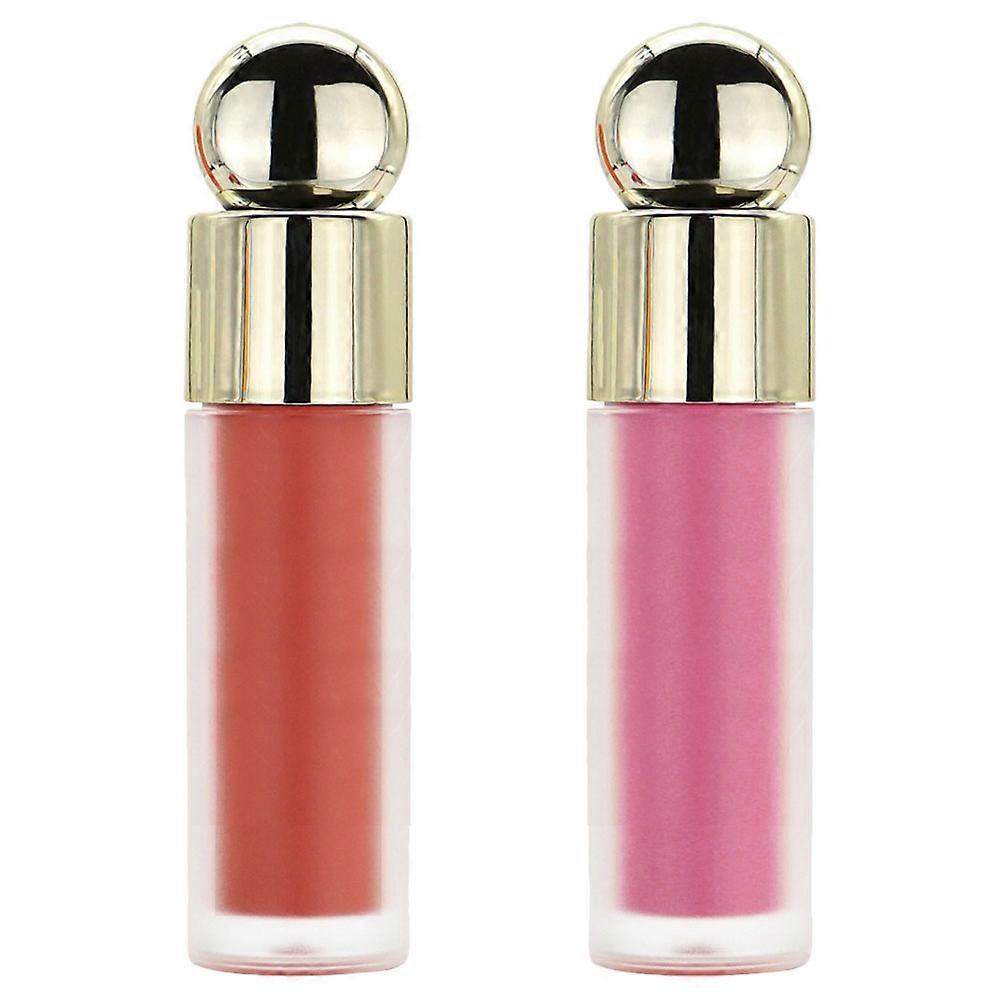 Liquid Blush for Makeup Soft Cream Matte Finish 2Pcs for Face