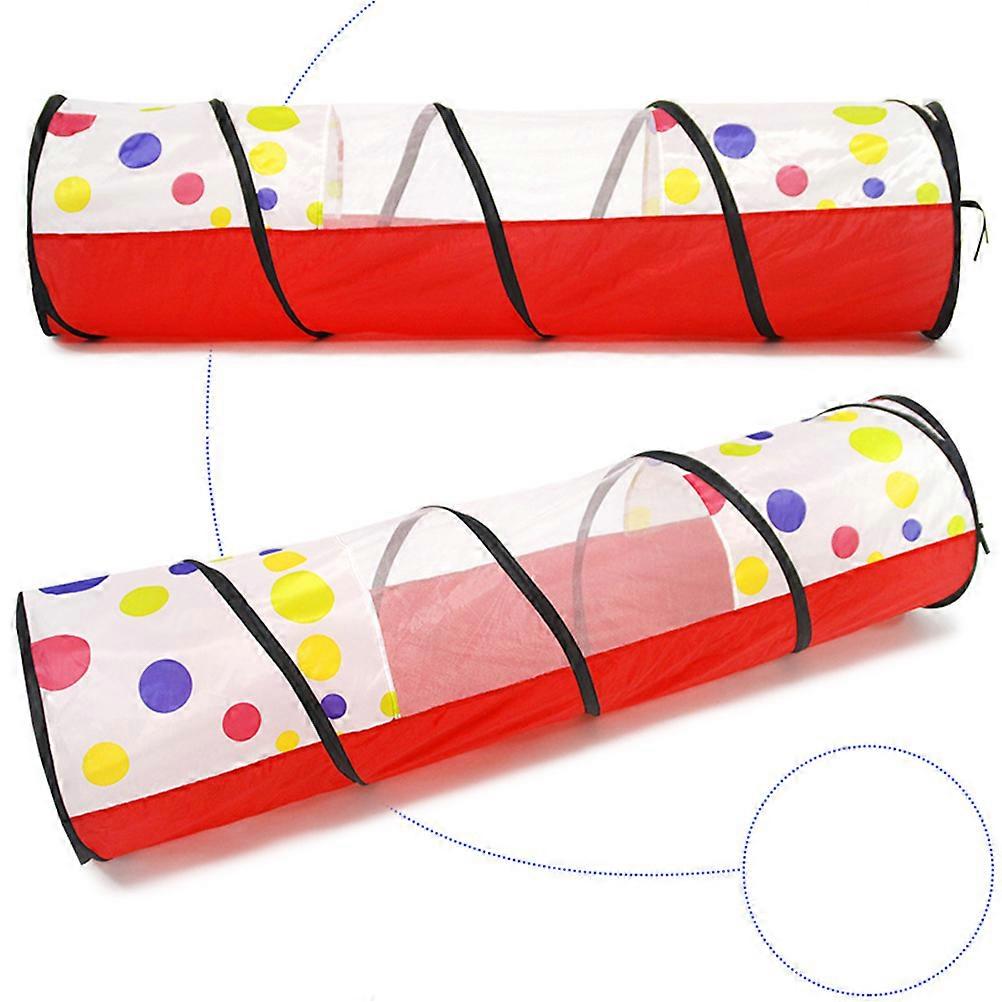 Rainbow Tunnel for Kids Playing Made of Cloth 1pc Portable Foldable