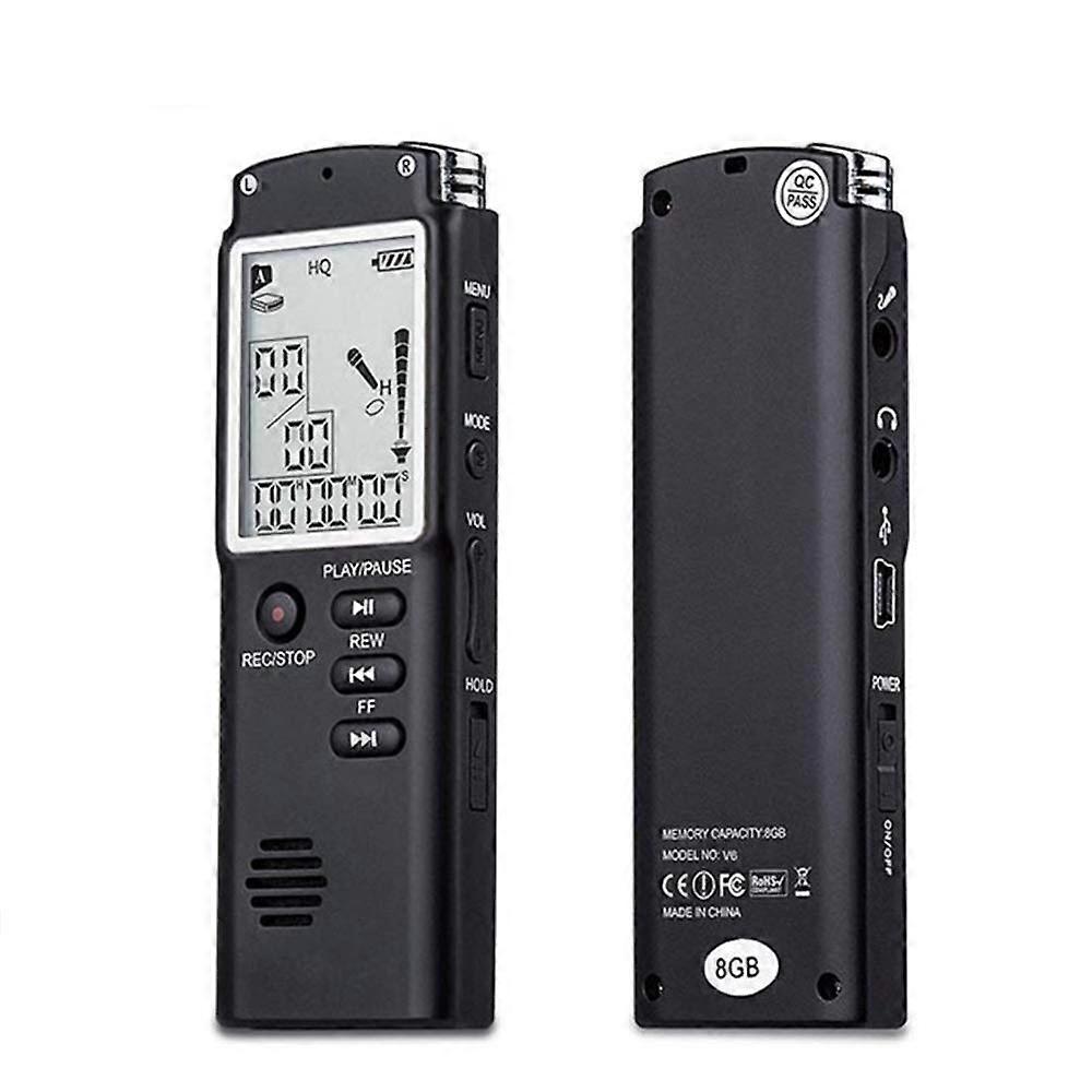 Digital Voice Recorder Pen 8GB/16GB USB Dictaphone, 96 Hours Recording, MP3 Player for Meetings and Interviews