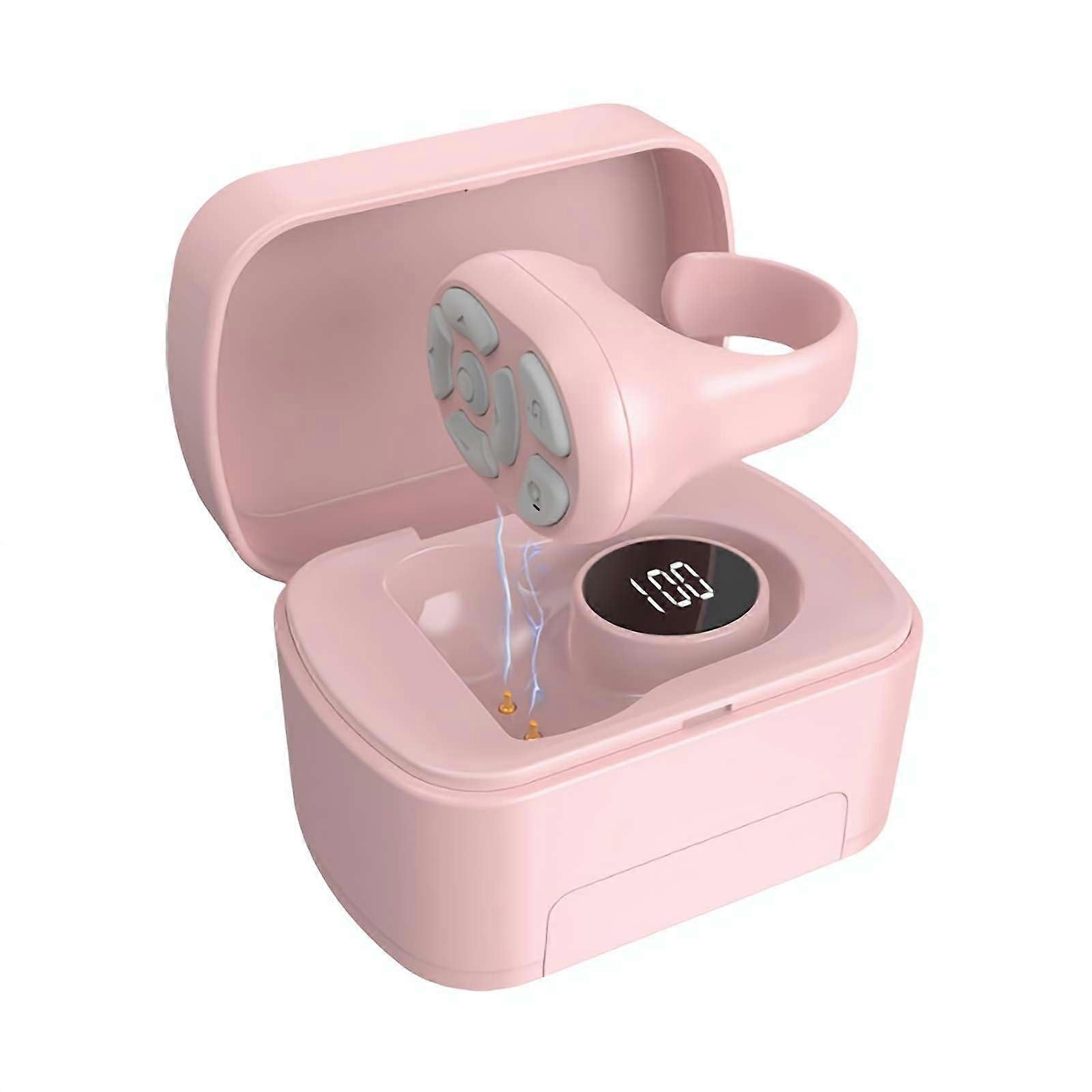 Fingertip Wireless Bluetooth Remote Control For Phones, Pink, Page Turner, TikTok App Compatible