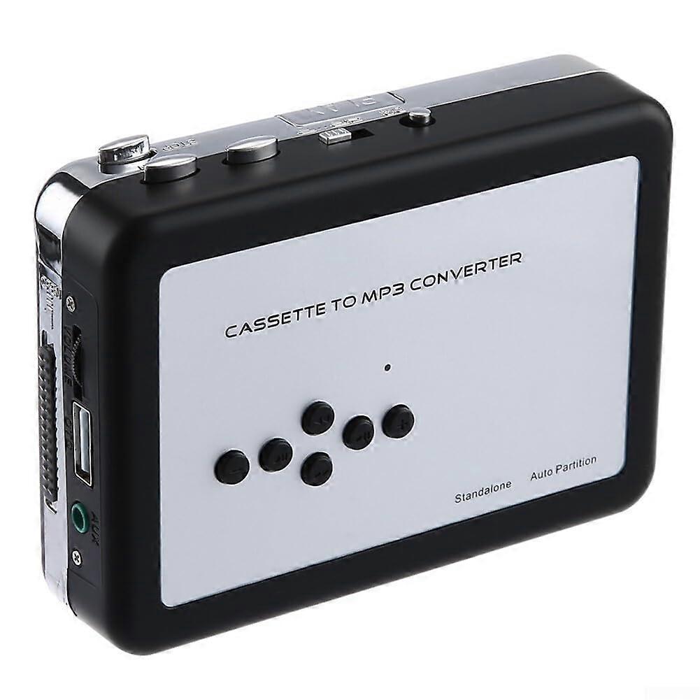 Retro USB Cassette MP3 Converter and Player, Portable Style, 15 X 11 X 4 cm, USB Power Options