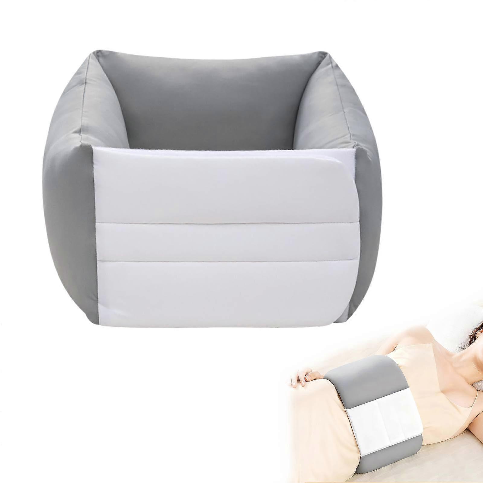 Lumbar Support Pillow for Sleeping with Ergonomic 360° WrapAround Design and Breathable IceSilk Fabric