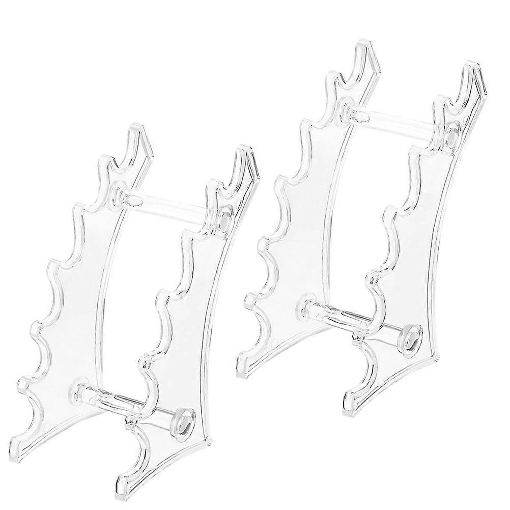 Simple Eyeliner Display Rack for Storage Use 4Pcs Acrylic Pen Holder