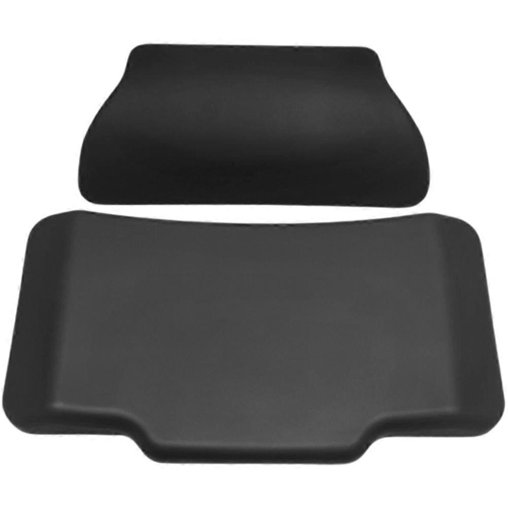 Motorcycle Pad Back Backrest for Comfortable Support 3Sets Black