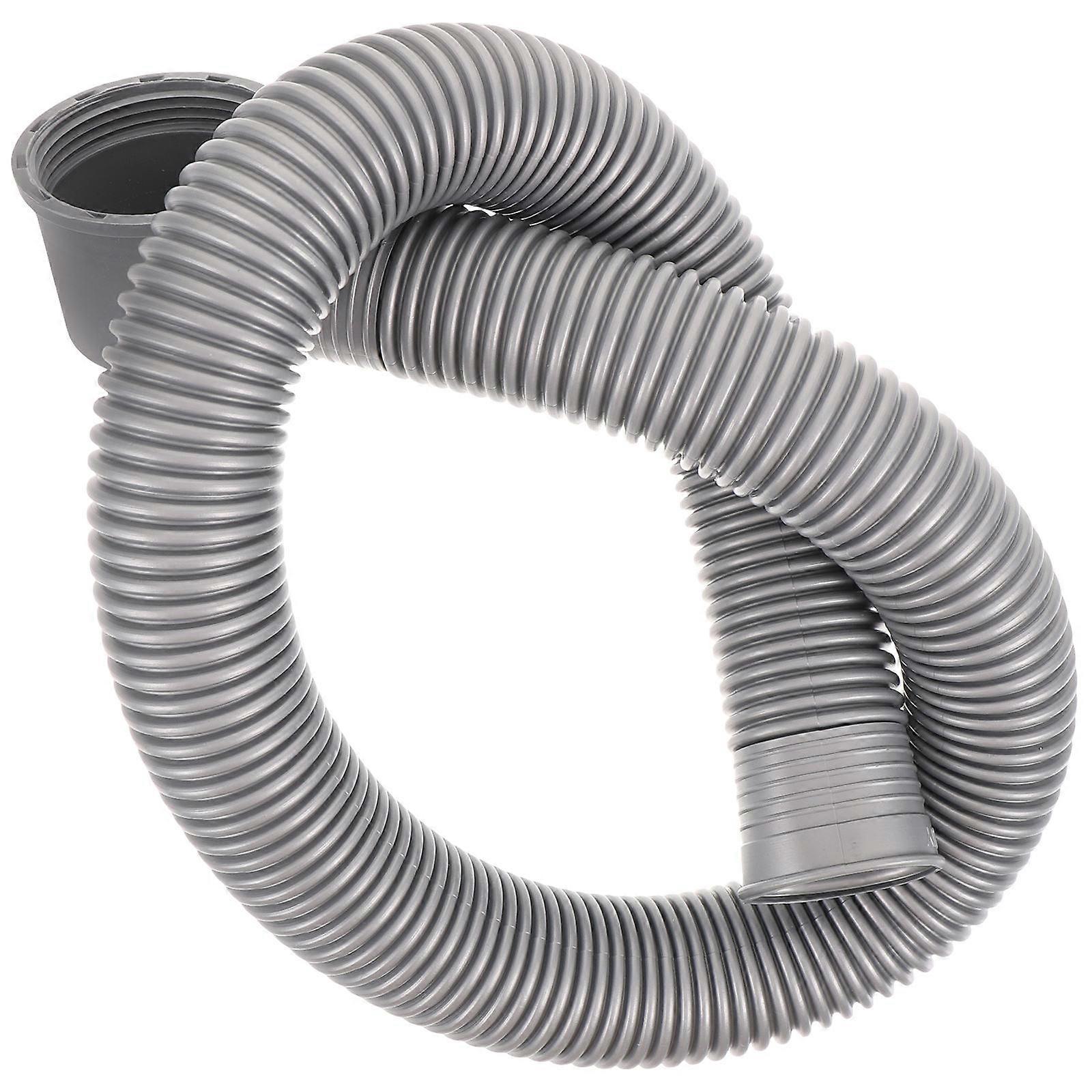 Flexible Tub Drain 3Pcs Cylindrical Accessory Grey For Bathroom Waterproof Use