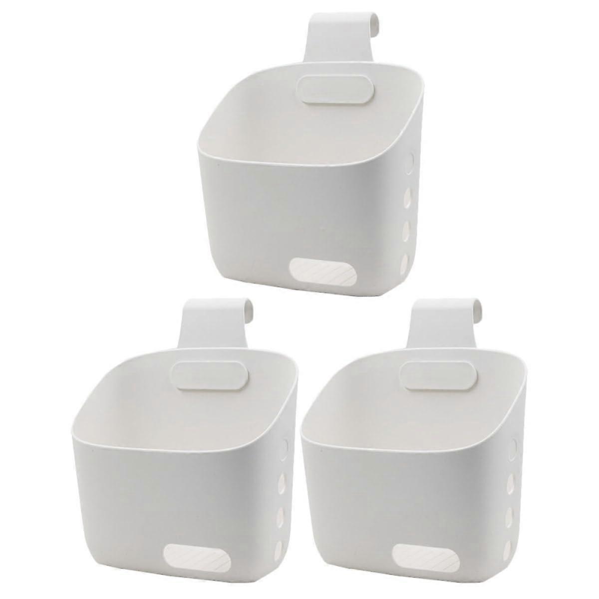 Kitchen Storage Baskets Set with Hooks, Hanging Vegetable Organizer for Onion, Potato, Garlic Storage