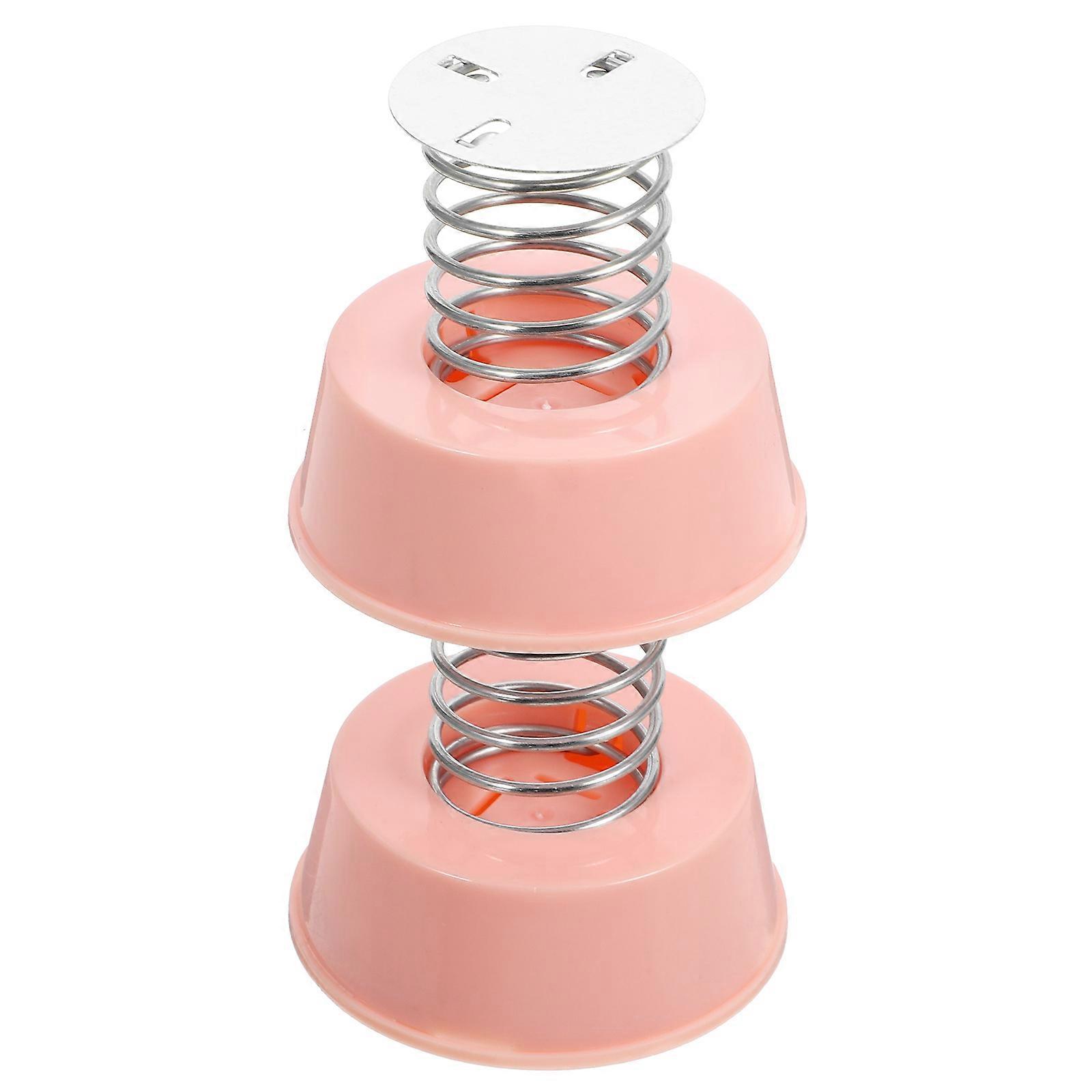 4Pcs Dancing Toy Doll Spring Base for DIY Shaking Head Pink