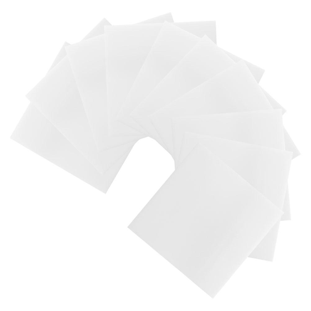 Transparent with Reusable Adhesive for Book Annotation and Study 10pcs Clear PP