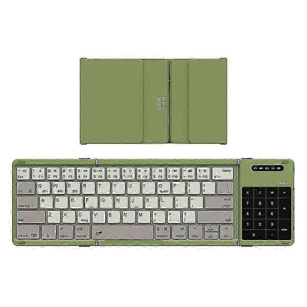 25-26 NILLKIN Cube Pocket Keyboard Foldable Bluetooth-Compatible Keyboard with Touchpad Compatible For iPad Android Windows