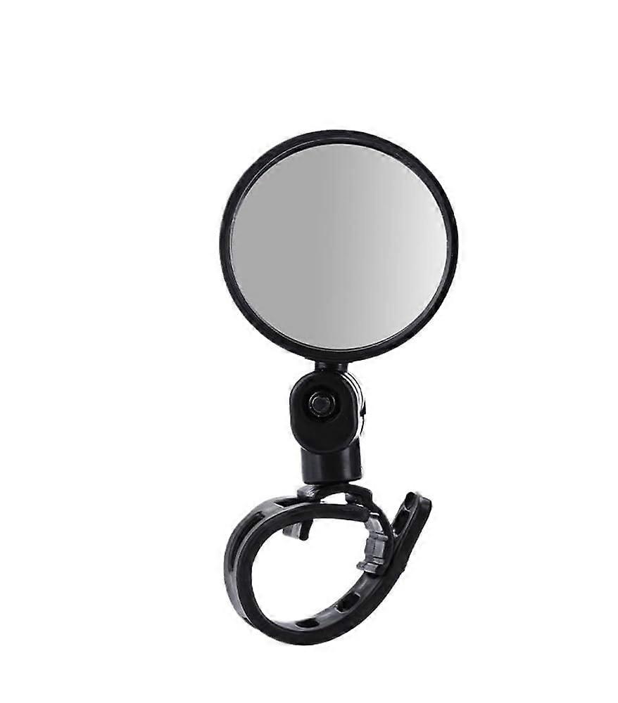 Motorcycle Rearview Mirror Round Adjustable Motorbike Handlebar Side Mirror Easy Mount 1pc
