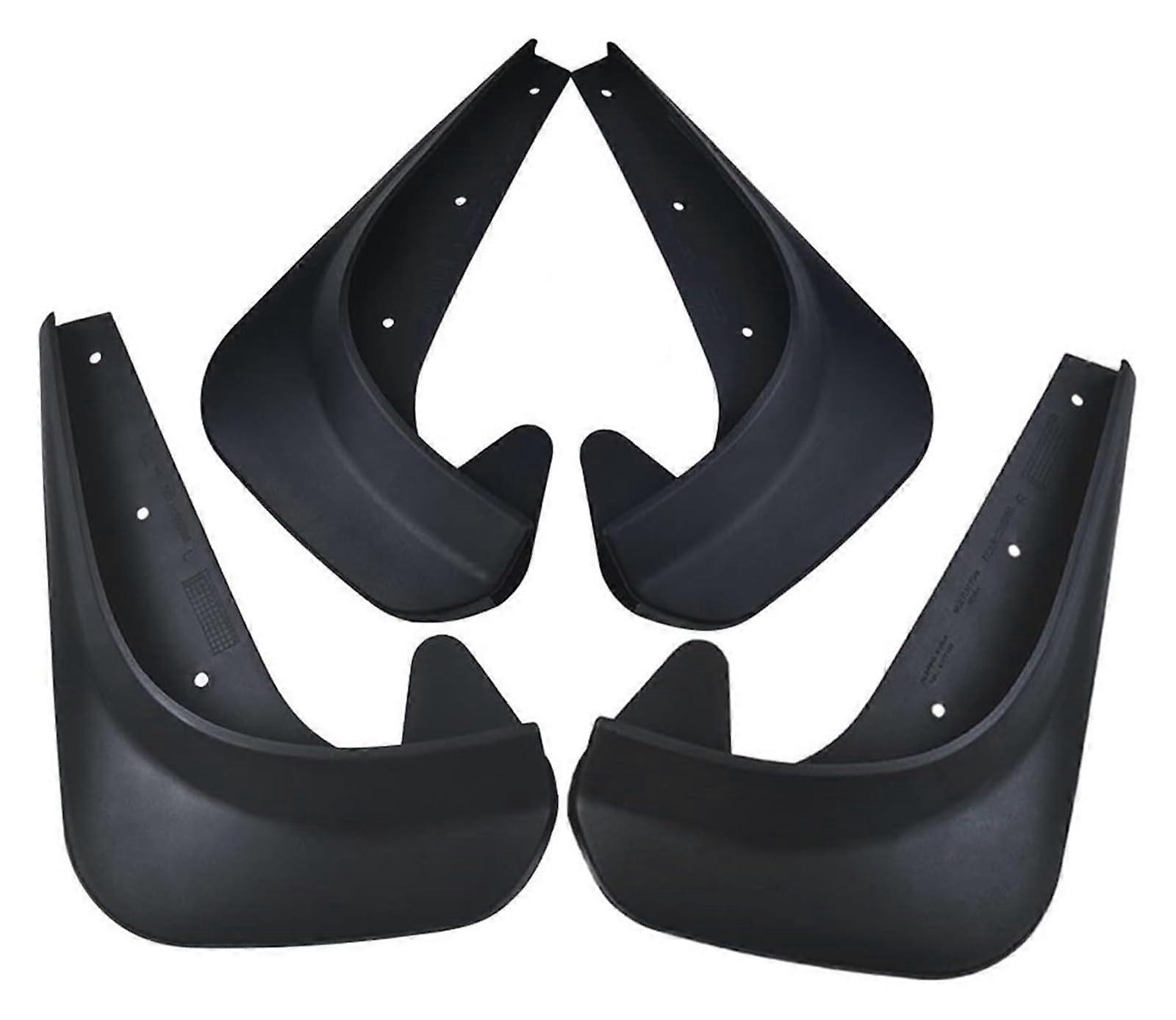 Universal Car Mud Flaps 4Pcs Set Front and Rear Splash Guards AntiRust Crack Resistant