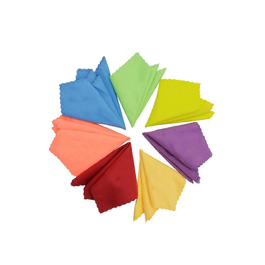 Cotton Cleaning Cloth for Instrument Surface Cleaning 7Pcs Multicolor