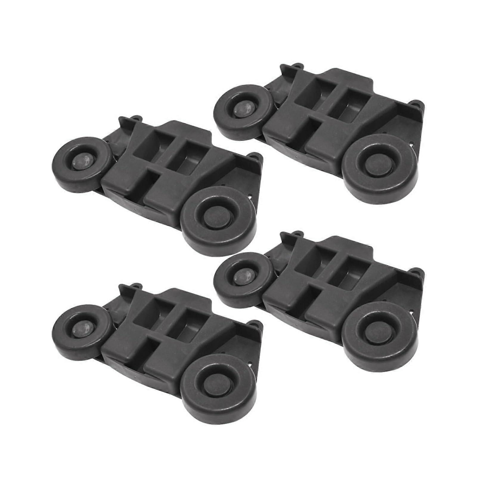 4Pcs W10195416 Dishwasher Rack Wheels Smooth Rolling Replacement for Whirlpool and Maytag