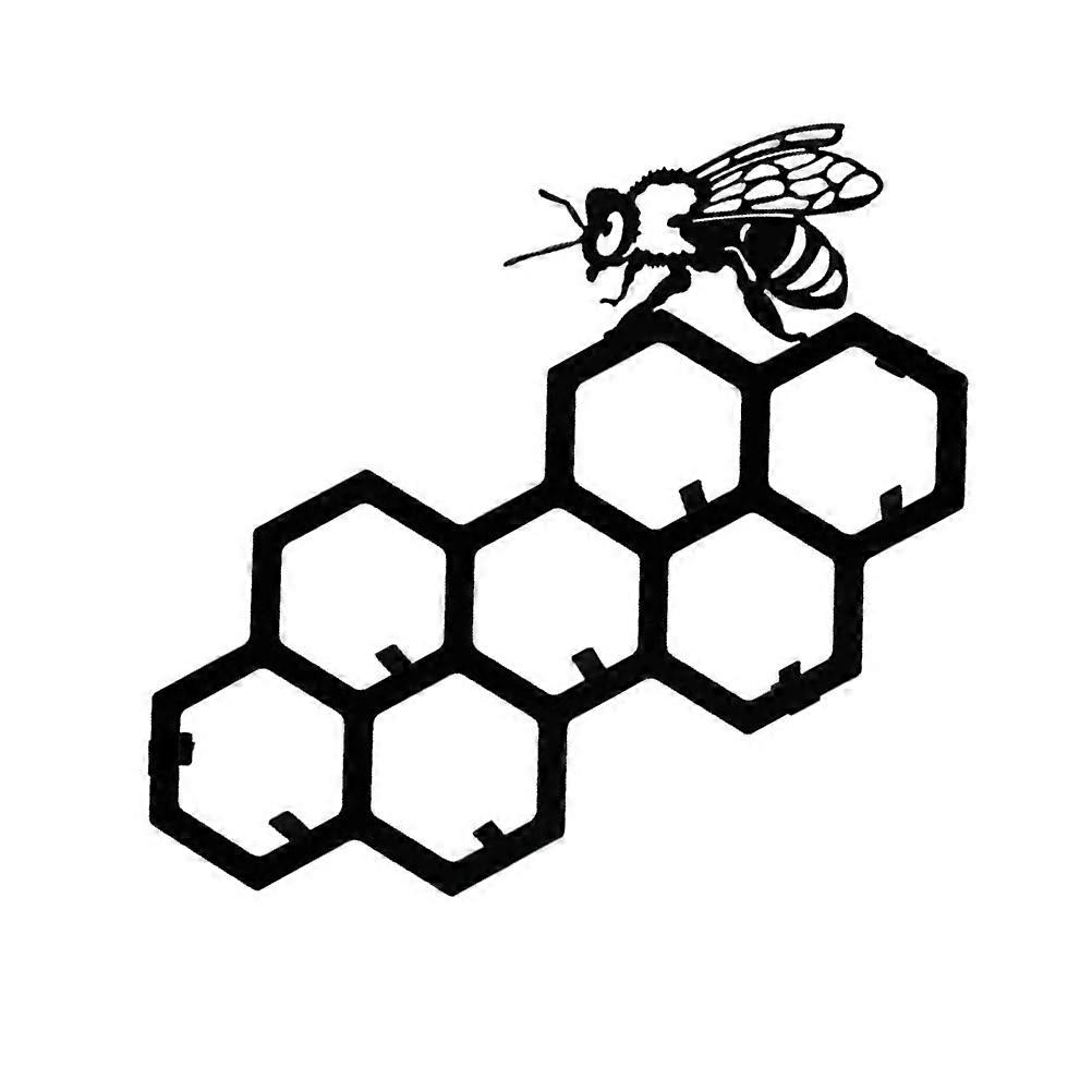 Punching Hook Black Iron for Storage Household Beehive Shaped Hook