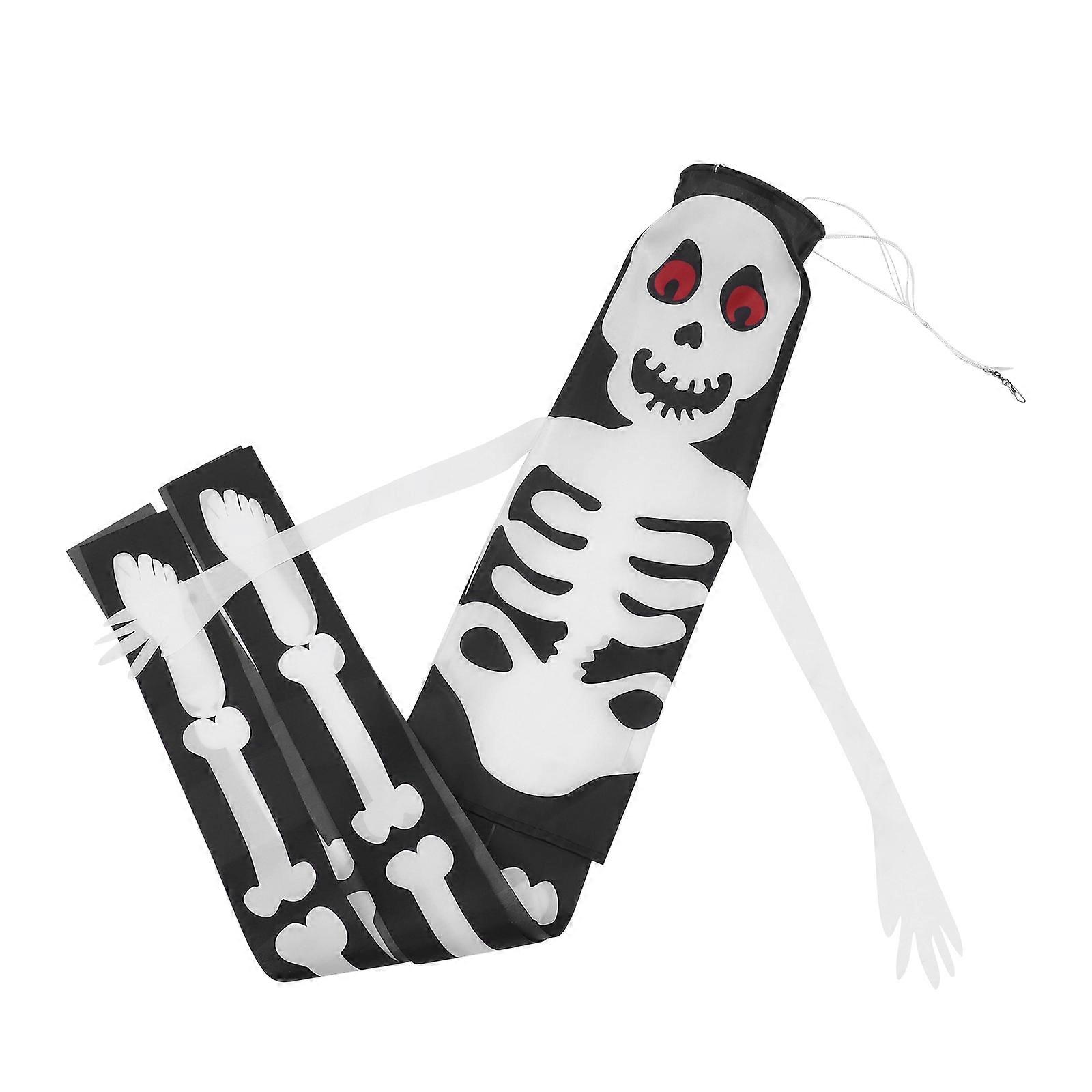 Halloween Outdoor Yard Flag Polyester Windsock for Hanging Decor 1Pcs