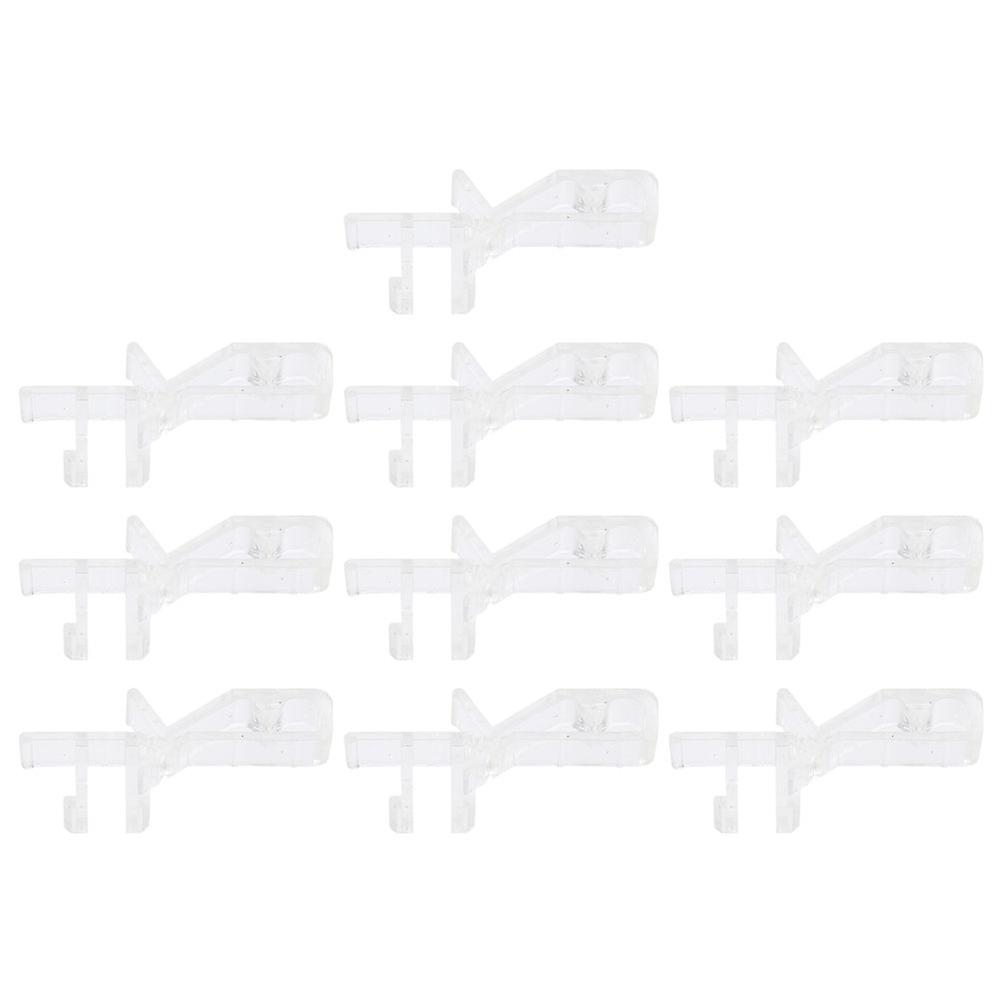 Window Blind Valance Clips Plastic for Curtain Repair 30Pcs Clips