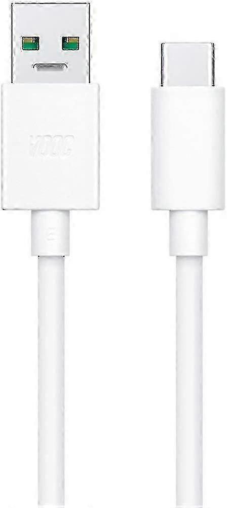 25-26 Official Oppo Dl129 Vooc Usb Type C To Usb Type A Data Cable - White (bulk Packed)