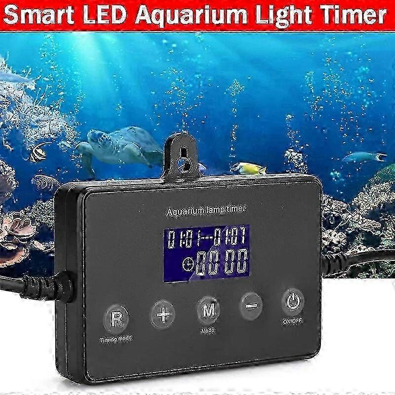 2025 Aquarium LED Light Dimmer Timer Controller Fish Tank Sunrise Sunset Modulator