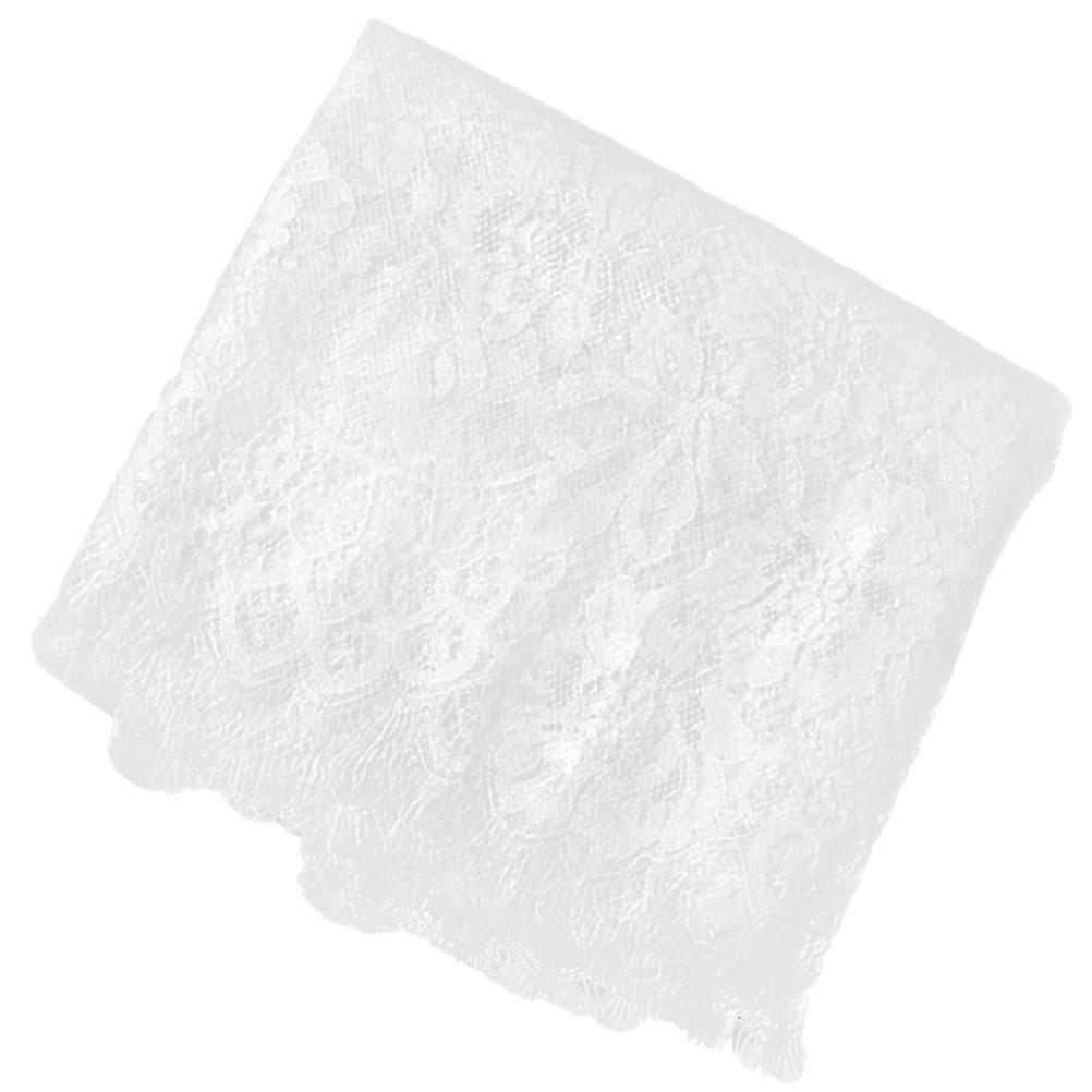 Lace Table Cover for Home 1Pcs Elegant Polyester Party Tablecloth White