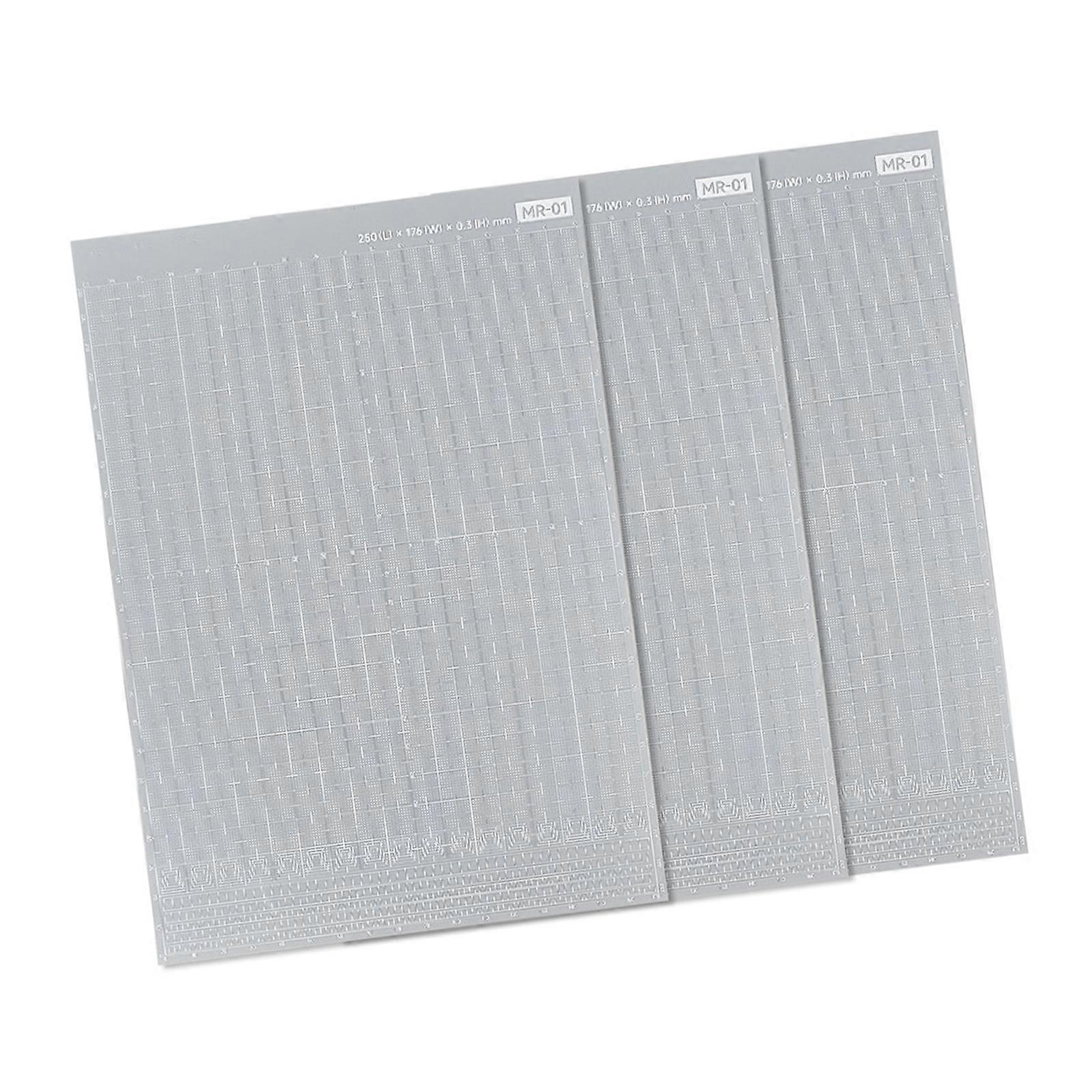 Multiple Thickness Plastic Sheets For Model Building And Crafts Easy To Cut With Scissors Providing Sturdy Base Projects Multicolor