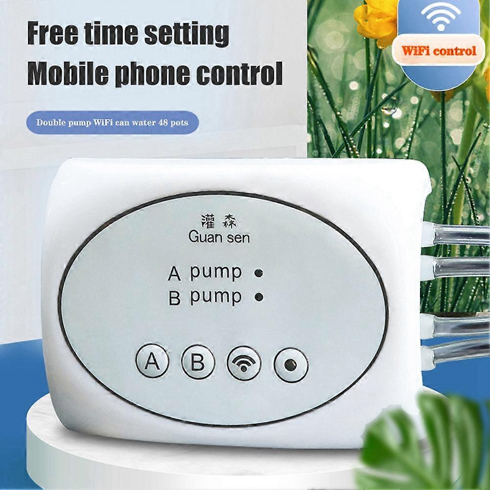 WiFi Garden Irrigation Controller Plant Automatic Drip Irrigation System Kit Mobile Phone Control Watering Timer Device