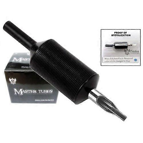 1 Inch Stainless Steel Disposable Tattoo Tubes 5M Model 25 Pack with Consistent Tip Performance