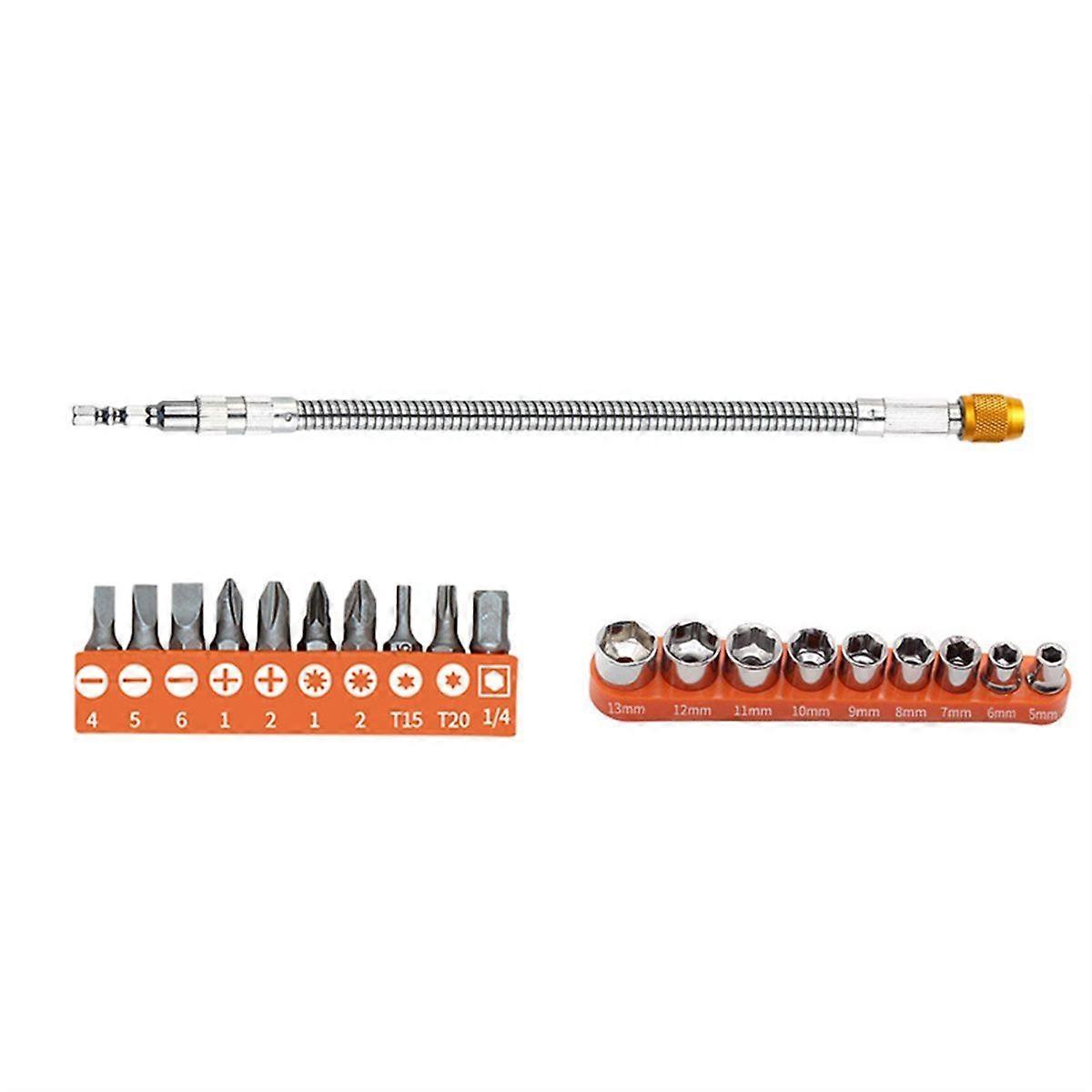 Universal Flexible Shaft Electric Screwdriver Hand Drill Bending Bit Extension Socket Hexagon Extens