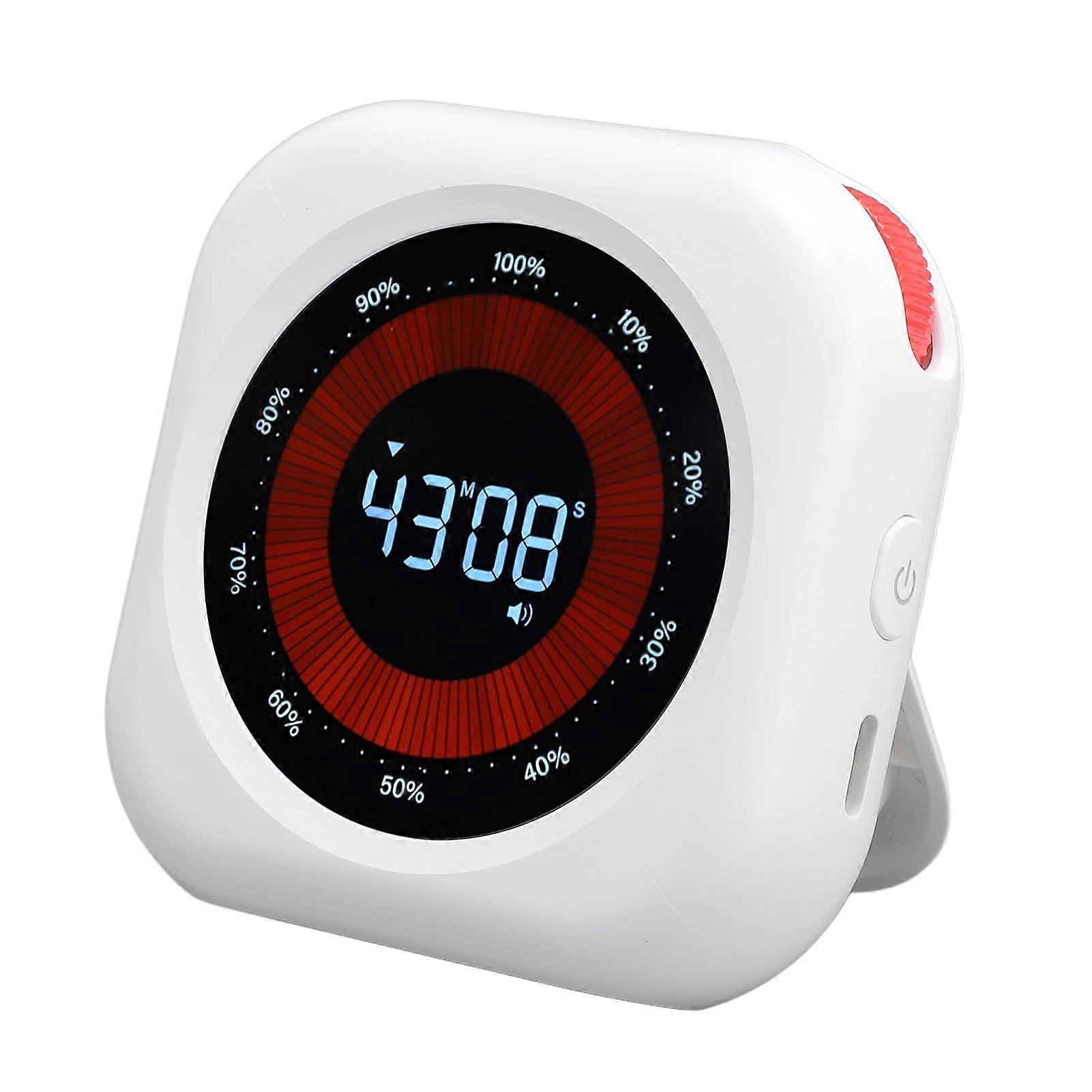 Digital Kitchen Timer with Visual Countdown, Adjustable Volume, Rechargeable Battery and Magnet