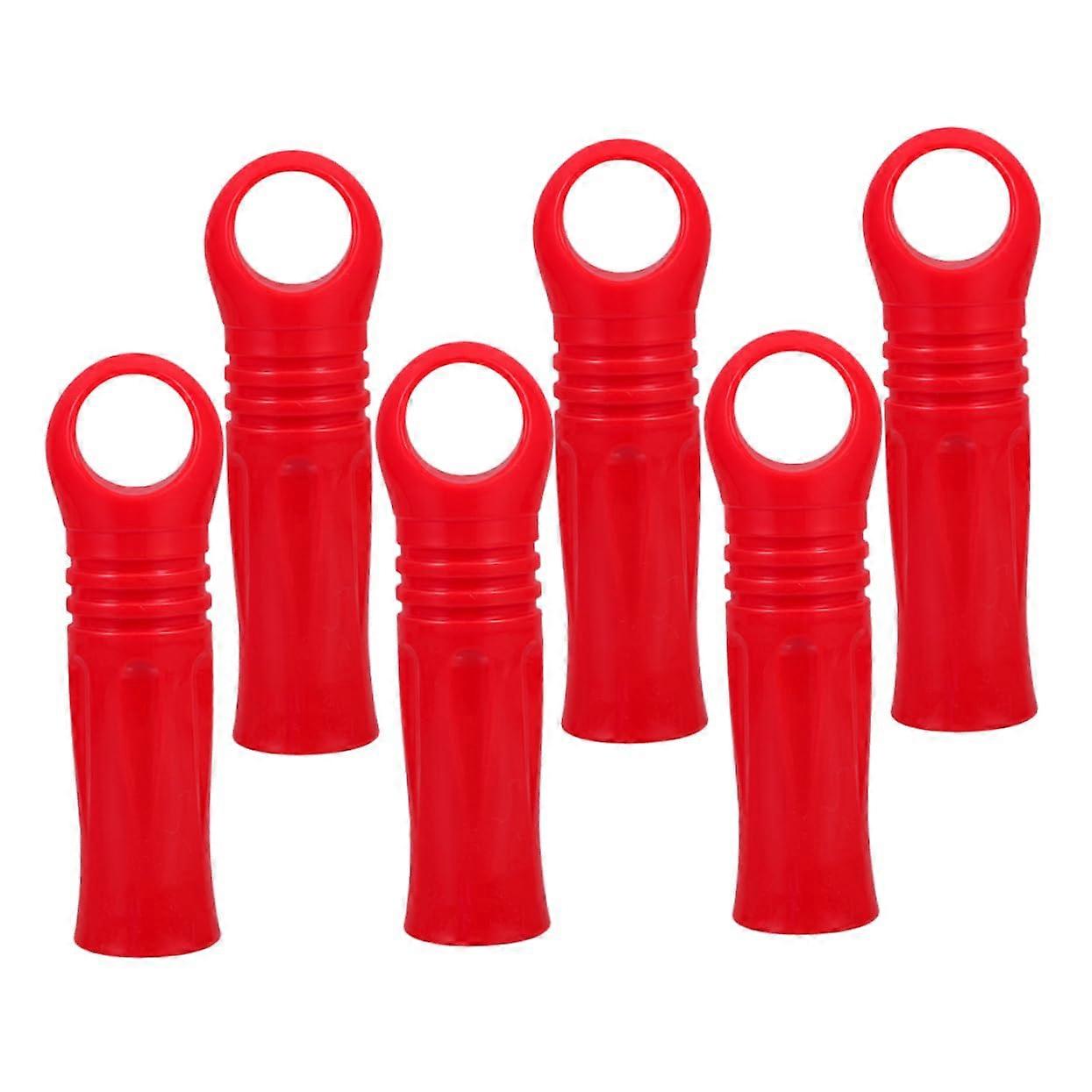 6pcs Plastic Mop Handle Caps and Broom End Caps Replacement Universal Fit for Easy Maintenance
