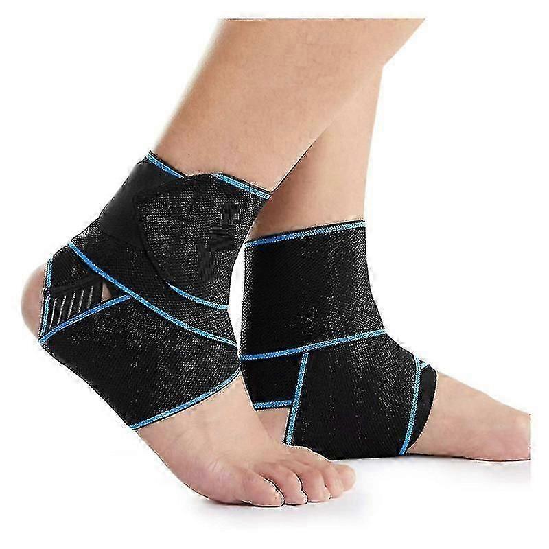 Ankle Support 2-pack - Adjustable Ankle Support Compression Ankle Wrap