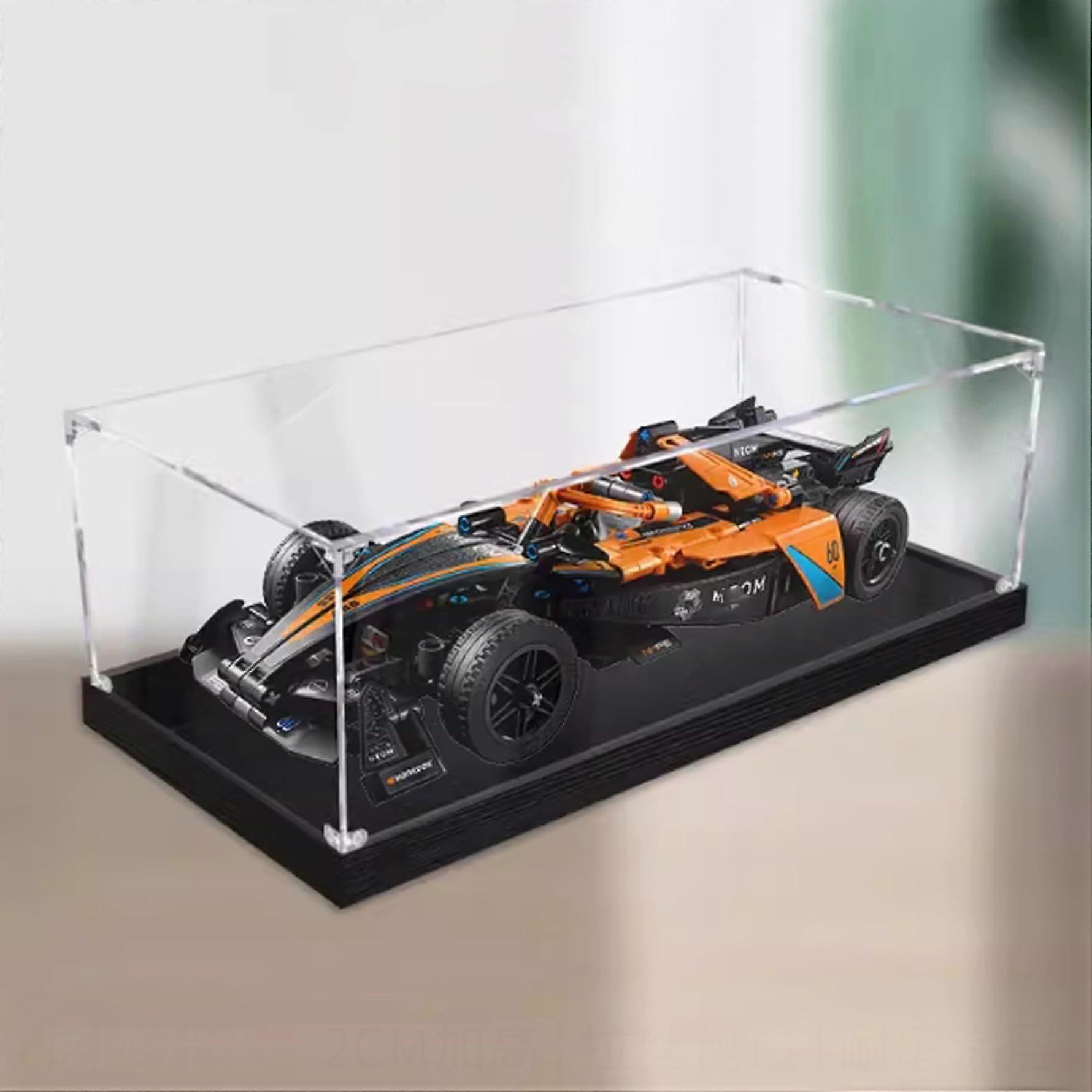 Clear Acrylic Display Case for  42169 Racing Model, Dustproof and Waterproof Protection