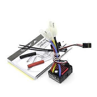 1060 60A Brushed RC Car ESC, Waterproof Electronic Speed Controller for 1:10 Models