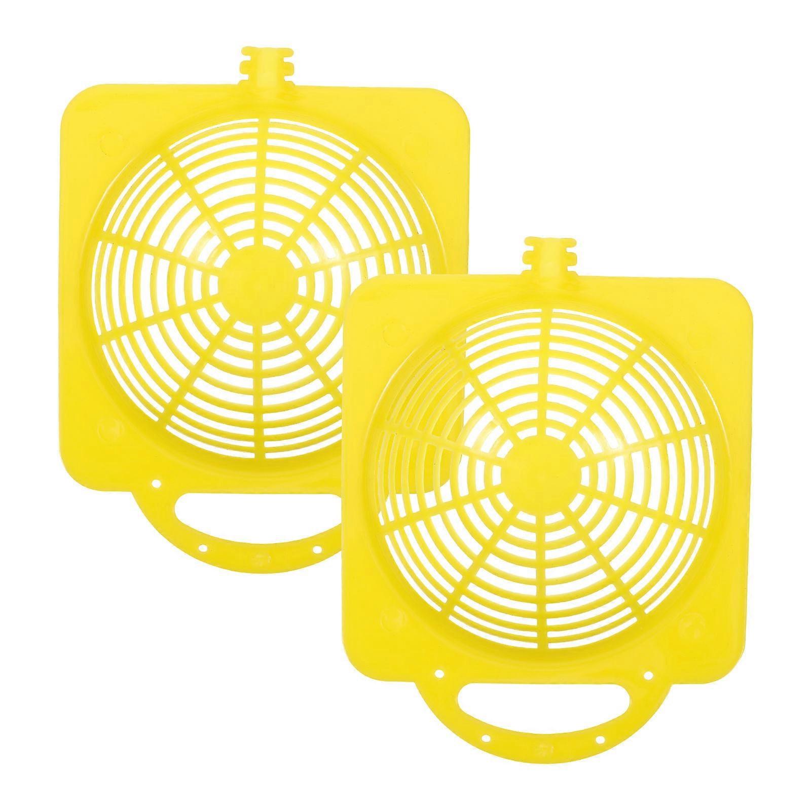 Yellow Bird Nests Plastic Hollow Hanging for Breeding 2Pcs