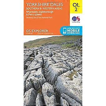 Yorkshire Dales y suroeste - OS Explorer mapa OL02 (mapa de la hoja, doblada)
