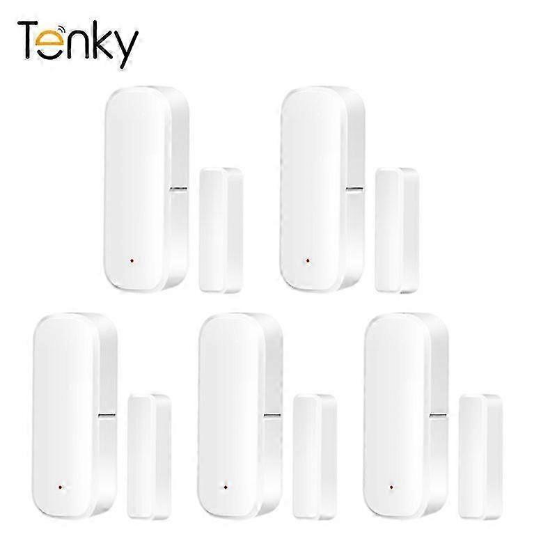 Tuya ZigBee Smart Door Sensor Door Open Closed Detectors Smart Home Security Protection