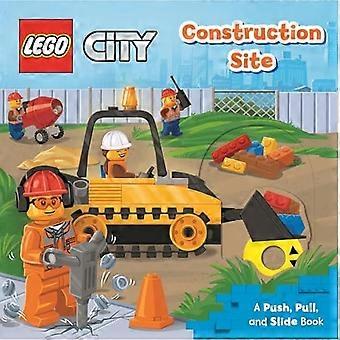 Lego Stadt. Baustelle: ein Schiebe-, Zug- und Schiebebuch