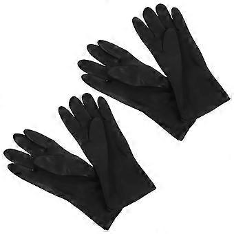Luvas profissionais para tintura de cabelo, 2 pares, duráveis ​​e impermeáveis, para coloração em salão e em casa, proteção contra manchas, luvas reutilizáveis ​​sem látex.