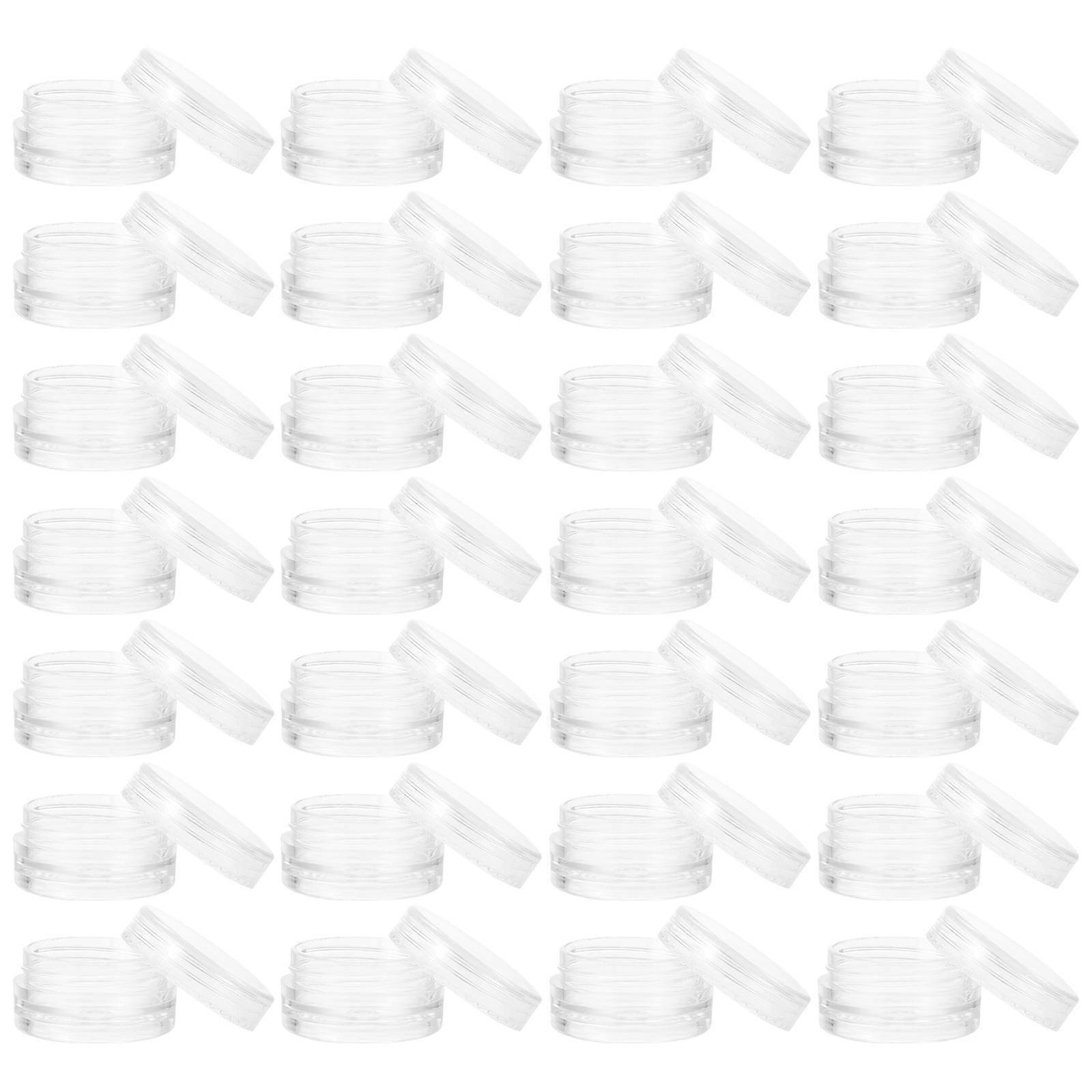 Face Cream Container Multipurpose Storage Bottles for Cosmetics Use 50Pcs